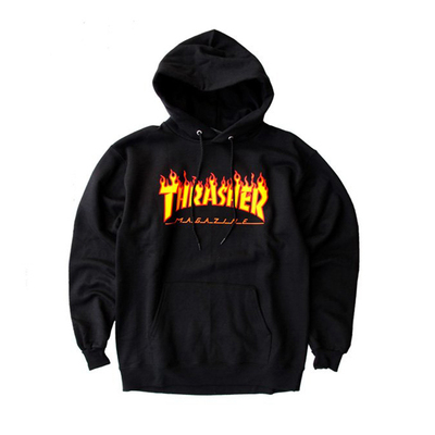 THRASHER正品美潮帽衫火焰