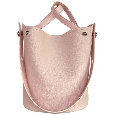 jpj牛皮水桶包通勤腋下包