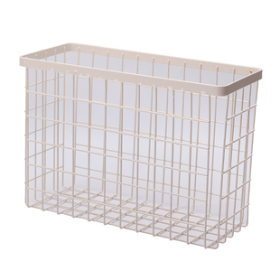 宿舍铁艺双面挂篮下桌主机柜收纳神器柜门内挂钩悬挂式门外置物架