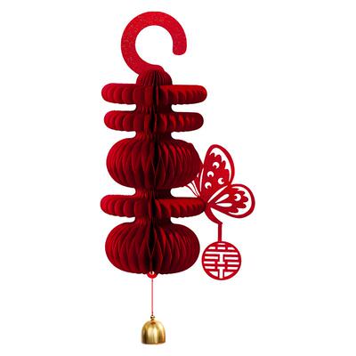 结婚门把手挂件婚房布置喜字装饰