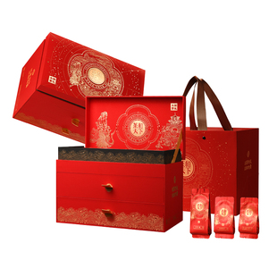 【买五送一】金骏眉特级红茶正山小种大红袍高端礼盒装送礼送长辈