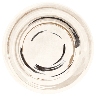 圆形地毯客厅法式奶油风免洗可擦卧室床边衣帽间椅子摇摇椅地垫