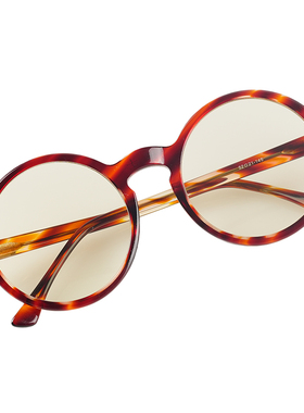 竹叶青高清原矿东海水晶石头眼镜