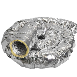 中央空调风口专用保温铝箔伸缩管布泊软管折叠通风管道卫生间排风