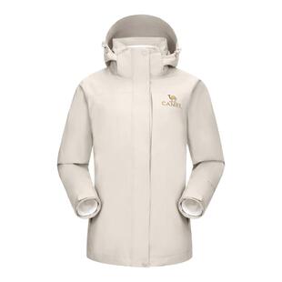 骆驼冲锋衣女三合一2026秋冬新款户外登山服装男防风防水加绒外套