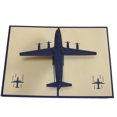 定制运9国防教育八一建军教师元旦新年党员政治生节日立体贺卡片