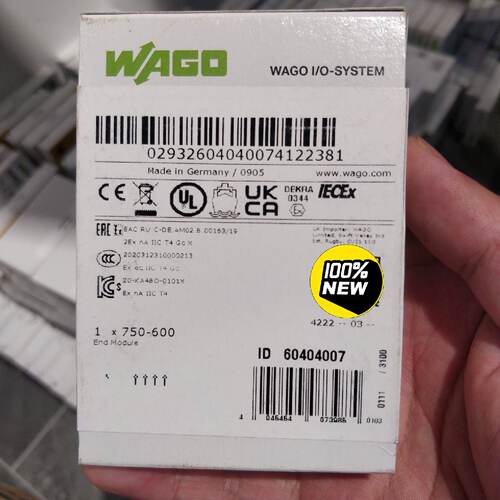 【请询价】德国WAGO万可模块750-600，全新原装未拆封，现货