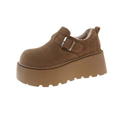 赵露思同款厚底增高松糕勃肯鞋女