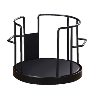 围炉煮茶防烫铁架双耳炭炉支架烤茶架子户外烧烤网露营工具黑色架