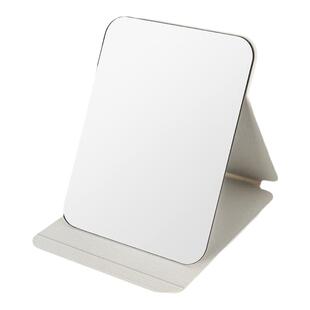 折叠镜子单面台式梳妆化妆镜小高颜值便携学生宿舍办公室桌面家用