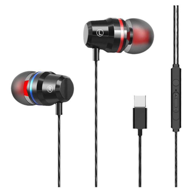 有线type-c耳机适用于小米11/10适用于华为p40nova9适用于一加8t/