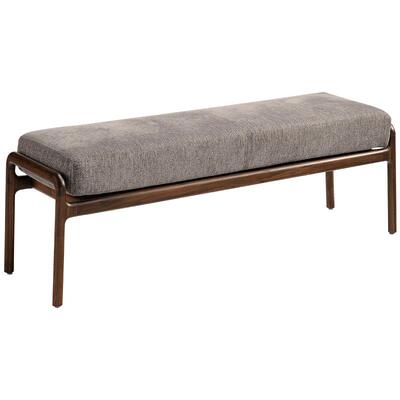 QCC北美黑胡桃木床尾凳轻奢风