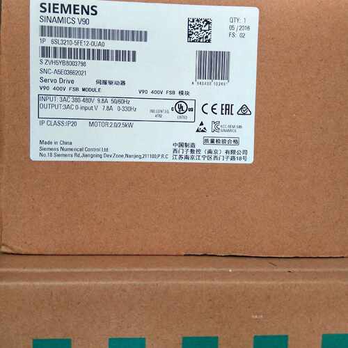 6SL32105FE120UA0V90伺服驱动器2KW2.5kW三相380V