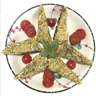 批量供应玉兰芝士蟹排蟹味饼酒店西餐推荐特色小吃325克料足味鲜