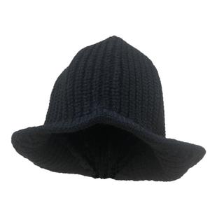 韩系纯色保暖毛线帽子女冬ins套头甜美秋冬加厚针织护耳雷锋帽潮