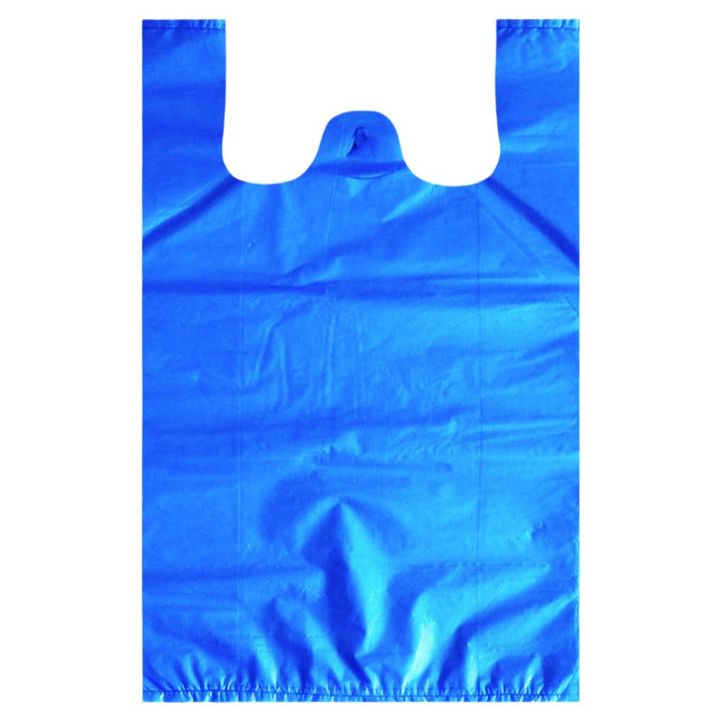蓝色背心塑料袋加厚小号方便袋手礼品袋/塑料袋