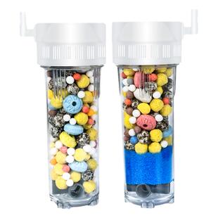 小型鱼缸外置过滤器桶乌龟缸壁挂式静音三合一水循环过滤盒系统