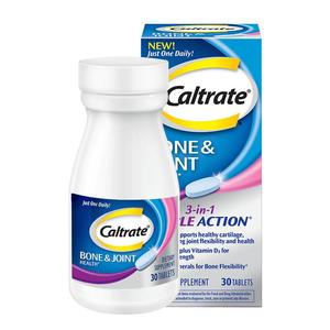 钙尔奇美国进口高含量碳酸钙补钙高钙活蛋白软骨片关节软骨素60粒