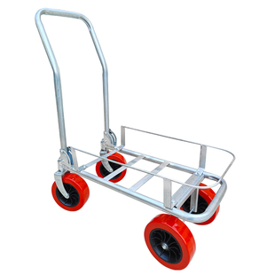 多用途采摘运输车大棚懒汉车农用拉水推车搬运车便携式折叠手推车