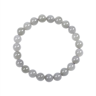 正品保真老坑天然和田玉手串女生藕粉烟紫且末黄素圈玉石手链女夏