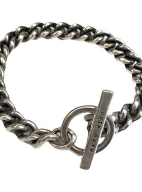 手工制元年风格美式纯银手链