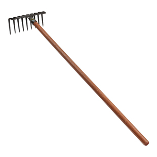 农用耙子锰钢九齿钉耙翻地松土除草扒草搂草铁耙神器农用工具大全