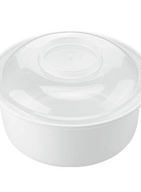 茶花微波炉专用加热碗带盖透明