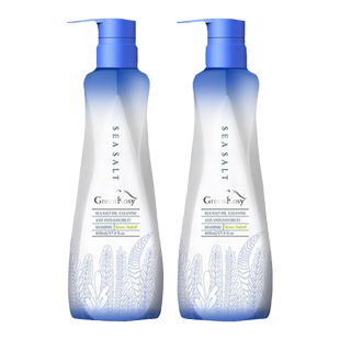 绿色溪谷海盐控油去屑蓬松洗发露洗头膏发膜洗护套装正品官方旗舰