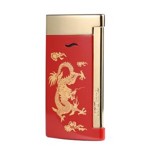 【自营】S.TDupont法国都彭slim7生肖龙超薄充气防风打火机正品