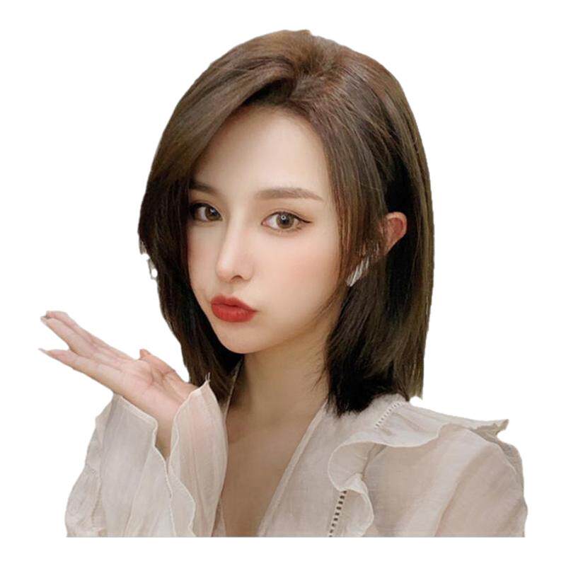 假发女中长锁骨自然全头套
