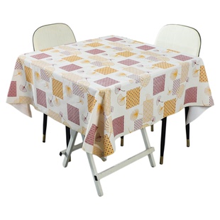 PVC塑料纱线底桌布防水防油防烫免洗长方形西餐桌垫正方形麻烦桌