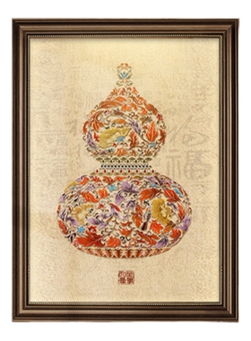 法蒂雅玄关装饰画福禄挂画