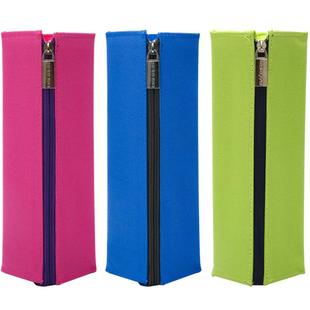 KOKUYO国誉笔袋大容量对开式笔盒简约日系初中生初中女生小男孩耐脏男孩子拉链文具袋小学生女文具盒