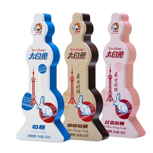 大白兔奶糖礼盒装上海特产东方明珠造型铁盒伴手礼糖果送礼喜糖