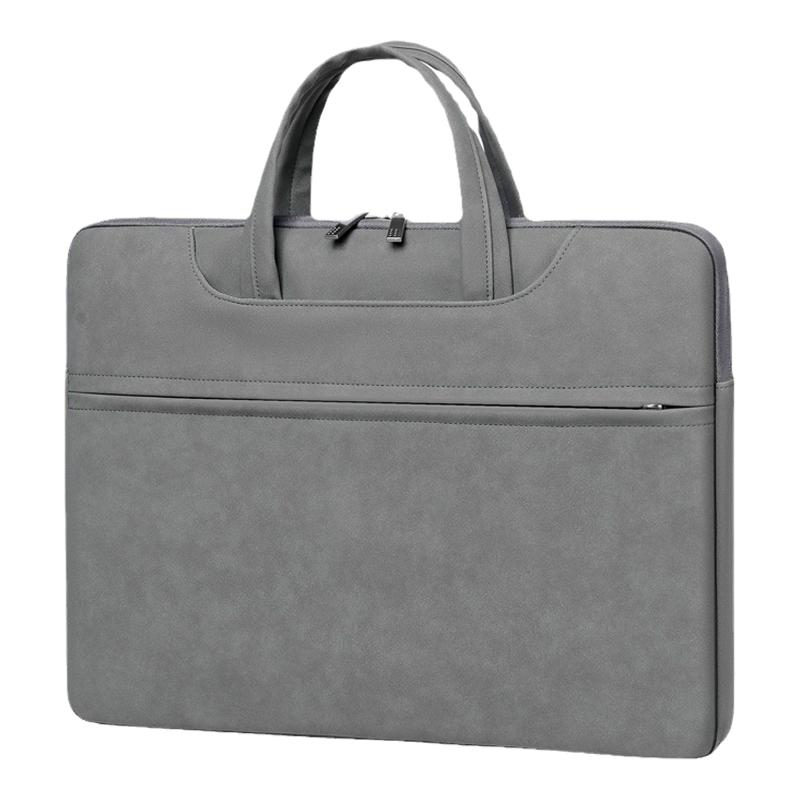 手提笔记本电脑包单肩男女15.6寸适用于华为matebook14苹果macbook air13联想小新pro16戴尔15点6英寸内胆包