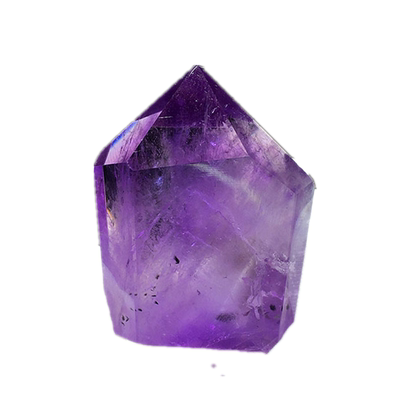 乌拉圭紫水晶六棱柱紫黄晶原石