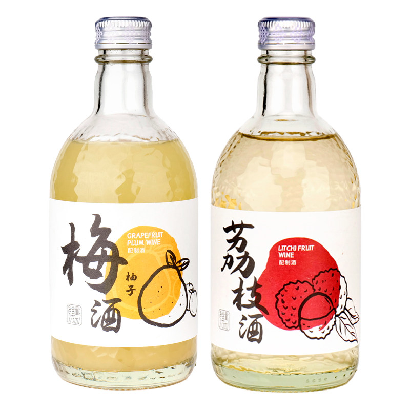 苏州桥柚子梅酒荔枝酒6度