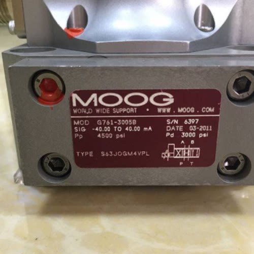 议价原装G761-3008B/H19JOGM4VPH穆格MOOG伺服阀D633-481B D633-4