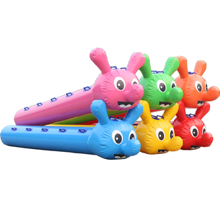 趣味运动会道具充气毛毛虫旱地龙舟团建拓展感统训练器材游戏道具