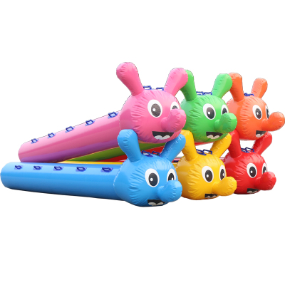 趣味运动会道具充气毛毛虫龙舟