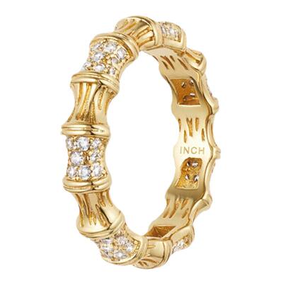 INCHEDITION复古竹节设计感戒指