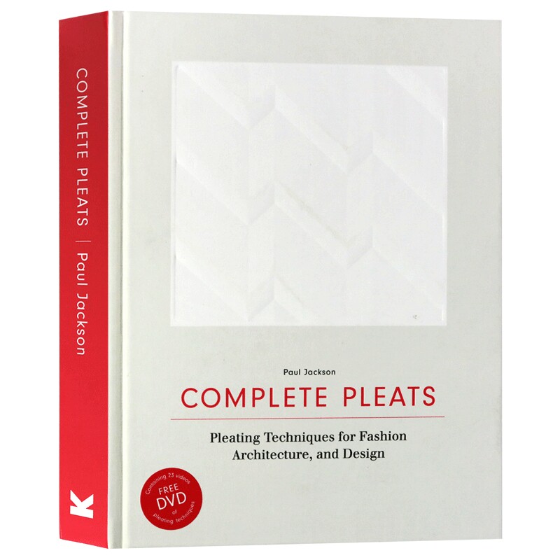 【现货】Complete Pleats Pual Jackson 完整的褶皱 时尚 设计中的完全褶皱设计 平面设计书籍