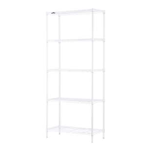 美之高家用仓储货架置物架落地金属收纳架车库加粗碳钢多层可调节