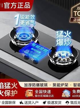 威力燃气灶双灶头家用天然气嵌入式煤气灶台式液化气九腔猛火炉灶