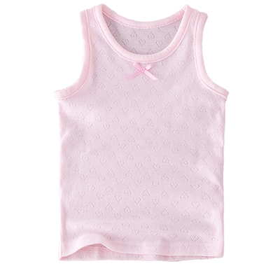 三件装女童纯棉薄短袖上衣小背心