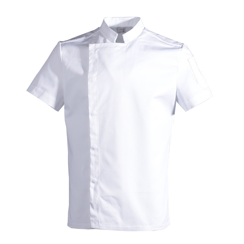 厨师工作服男长袖多米来酒店后厨房制服烘焙厨师服春秋装定制logo