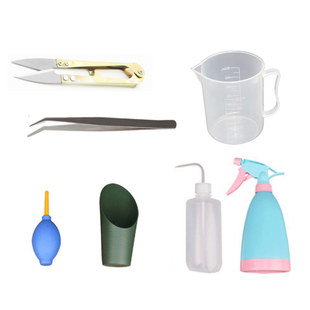 园艺种植工具 量杯/量药滴管/量勺/喷壶/挤压壶/口罩/手套/桶铲