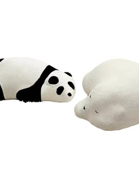 熊猫趴趴熊椅子坐骑玩偶凳客厅