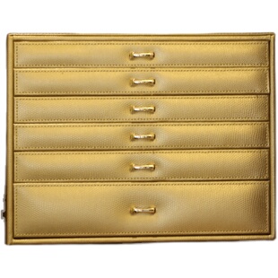 首饰盒多层大容量珠宝首饰品收纳箱韩国欧式木质皮革手表化妆盒