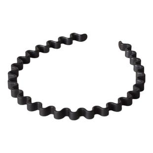 莫兰迪大波浪磨砂压发发箍简约百搭彩色头箍洗脸发卡头扣发饰